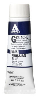 Holbein Acryla Gouache 40ml Prussian Blue