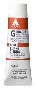 Holbein Acryla Gouache 40ml Burnt Sienna