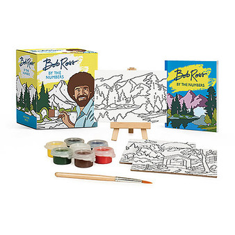 Running Press Bob Ross by Numbers Kit Mini Edition