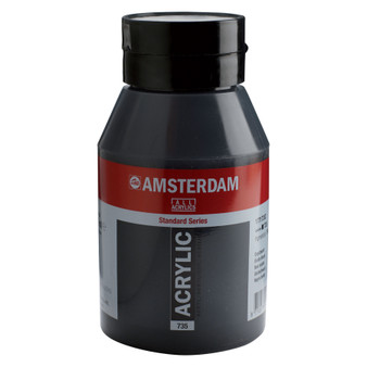 Amsterdam Acrylic 1000ml Jar Oxide Black