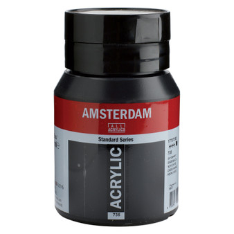 Amsterdam Acrylic 500ml Jar Oxide Black