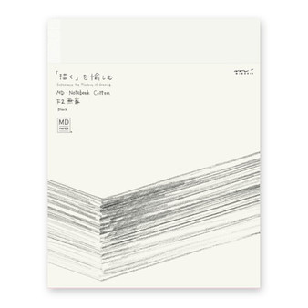 Midori MD Cotton Blank Notebook F2 (9.4X7.5") Soft Cover