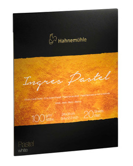 Hahnemuhle The Collection Series Ingres Pastel Pad White 9.5x12"