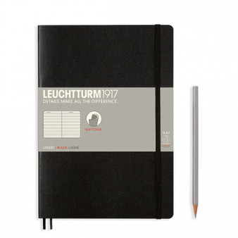 Leuchtturm 1917 Soft Cover Notebook Composition Ruled Black