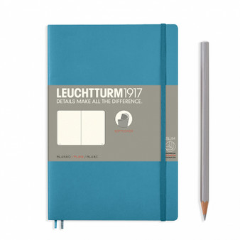 Leuchtturm 1917 Soft Cover Notebook B6 Blank Nordic Blue