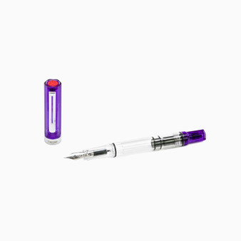 TWSBI Eco Fountain Pen Transparent Purple Fine Nib