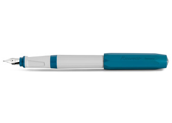 Kaweco Perkeo Fountain Pen Old Chambray (Light Grey/Blue) Medium Nib