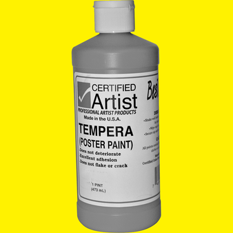 Bestemp Tempera Paint 2oz Black - Wet Paint Artists' Materials and