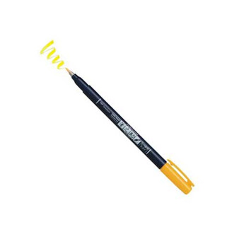 Tombow Fudenosuke Colors Brush Pen Yellow