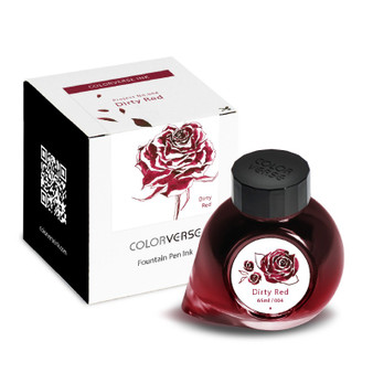 ColorVerse Fountain Pen Project Ink 65ml Bottle Dirty Red