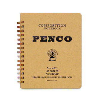 Penco Composition Coil Notebook Medium Natural