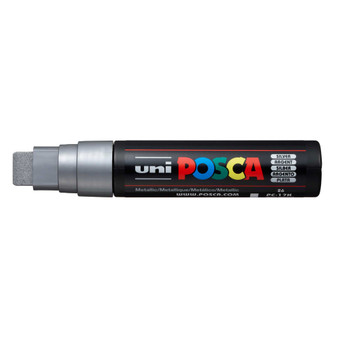 POSCA Acrylic Paint Marker PC-17K Extra-Broad Silver