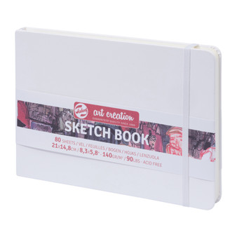 Talens Art Creation Sketchbook Silver A5 Landscape (8.3x5.8) - Wet Paint  Artists' Materials and Framing