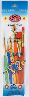 Royal Brush Big Kids Choice Deluxe Brush Set 6 Pieces