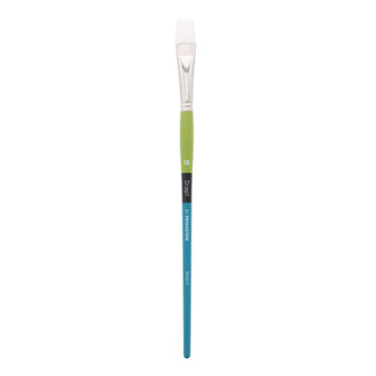 Princeton Snap Long Handle White Synthetic Taklon Brush Bright 10