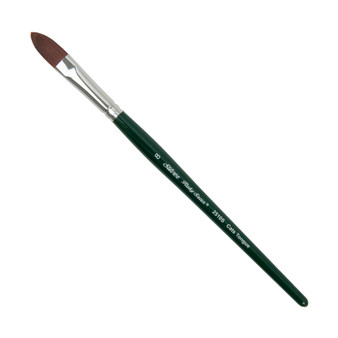 Silver Brush Ruby Satin Short-Handle Cat's Tongue 8