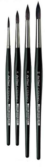 DaVinci Casaneo Watercolor Brush Large Round Set of 4