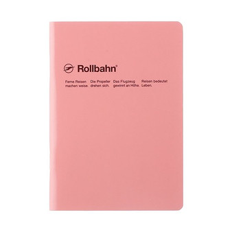 Rollbahn 'Note' Notebooks 8X10 Stapled Journal Light Coral Pink