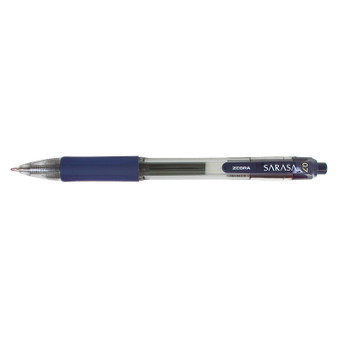 Zebra Sarasa Dry X20 Gel Retractable Pen .7mm Black - Wet Paint