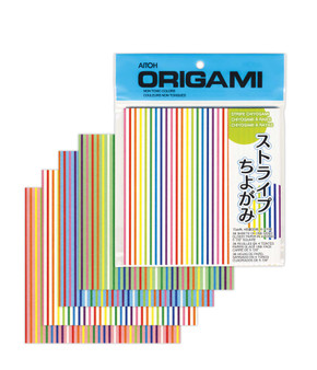 Aitoh Origami Stripe 40 Sheet 5 7/8"