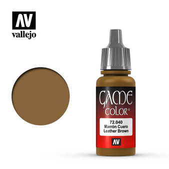 Vallejo Game Color Acrylic 17ml Leather Brown