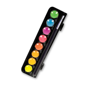 Micador Dark Arts Neon Glow Watercolor 8 Color Set