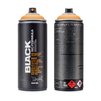 Montana Black High-Pressure Spray Paint Can Infra Orange