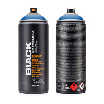 Montana Black High-Pressure Spray Paint Can Power Blue