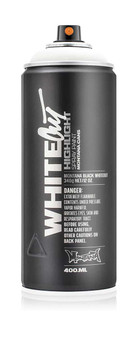 Montana Black High-Pressure Spray Paint Can WHITEOUT