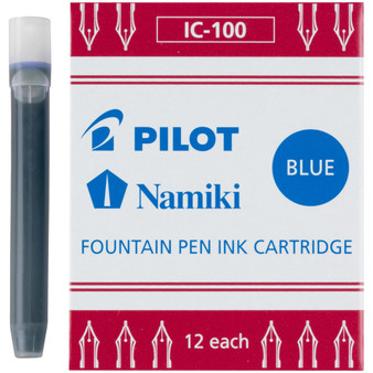 Pilot Namiki Fountain Pen Cartridge 6 Pack Blue