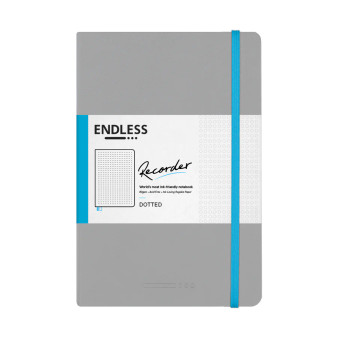 Endless Recorder Notebook Dotted Mountain Snow