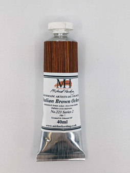 Michael Harding Artist Oil Paint 40ml Tube Italian Brown Ochre