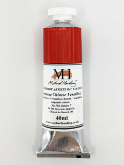 Michael Harding Artist Oil Paint 40ml Tube Genuine Chinese Vermilion