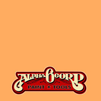 Alpha 6 Alphanamel Lettering Enamel 5oz Orange Sherbet