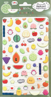 BC Mini Stickers Puffy Puffy Fruit