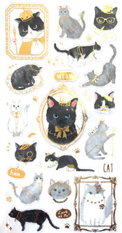 BC Mini Stickers Fancy Cat