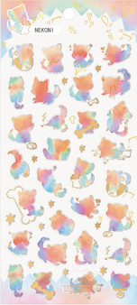 BC Mini Stickers Rainbow Cat