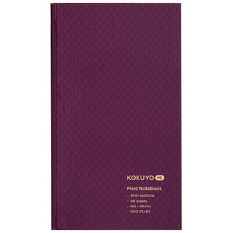 Kokuyo Me Field Notebook 3mm Grid Purple