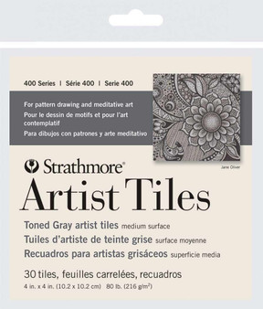 Strathmore Artist Tiles 4X4 Toned Gray