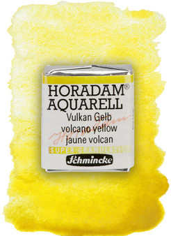Schmincke Horadam Supergranulating Watercolor Half Pan Volcano Yellow