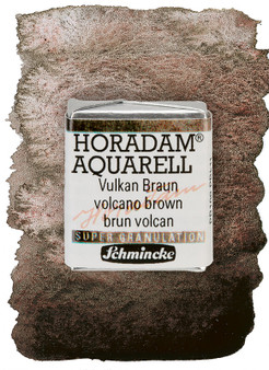 Schmincke Horadam Supergranulating Watercolor Half Pan Volcano Brown