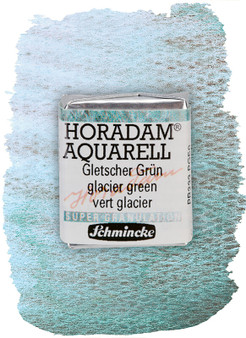Schmincke Horadam Supergranulating Watercolor Half Pan Glacier Green