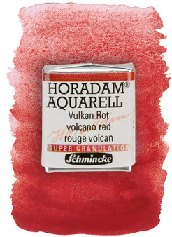 Schmincke Horadam Supergranulating Watercolor Half Pan Volcano Red