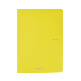 Fabriano Ecoqua Original Staple-Bound Notebook A5 Grid Yellow