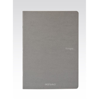 Fabriano Ecoqua Original Staple-Bound Notebook A5 Lined Gray