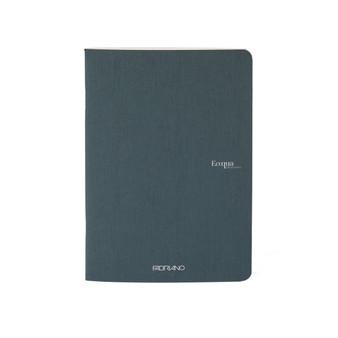 Fabriano Ecoqua Original Staple-Bound Notebook A4 Blank Dark Green