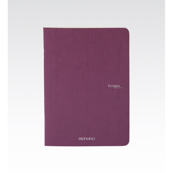 Fabriano Ecoqua Original Staple-Bound Notebook A4 Dot Wine