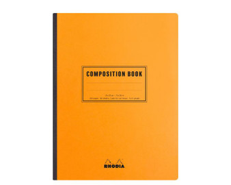 Rhodia Composition Book Grid 7.5X9.9 Orange