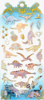 BC Mini Stickers Nekoni Crystal Dinosaur