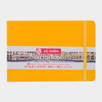 Talens Art Creation Sketchbook Yellow A5 Landscape (8.3x5.8")